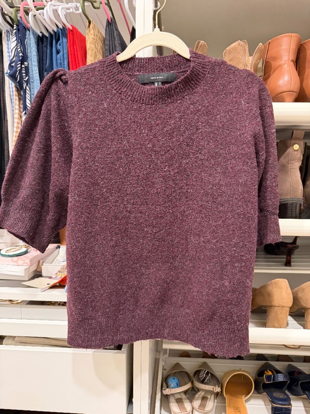 Plum SS sweater